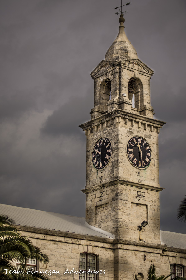 Clock tower at the Dockyard, Bermuda